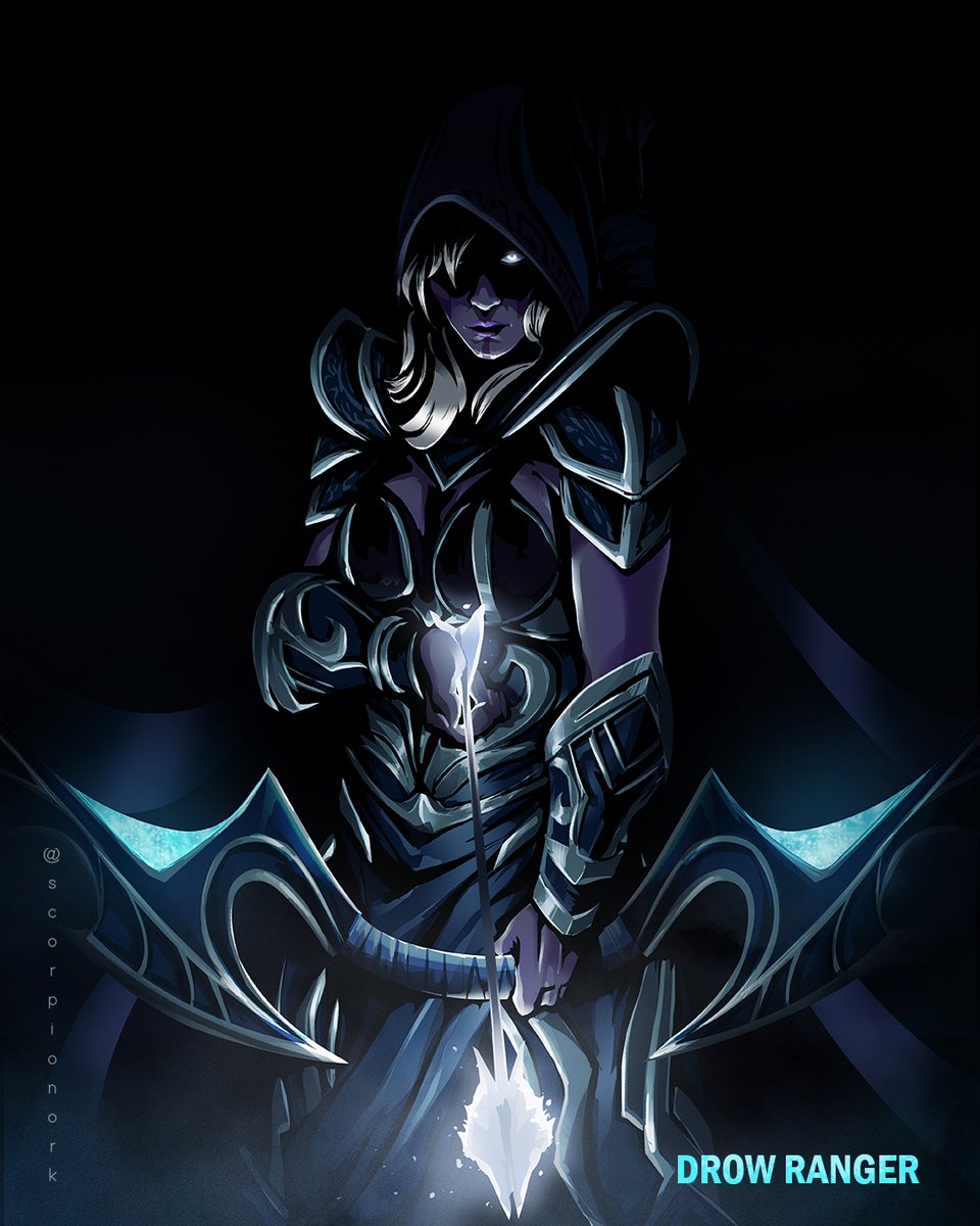 Scorpionork_'s tweet photo. Drow Ranger @DOTA2 fan art @Steam
#dota2 #valve #icefrog #conceptartist #paintings #Knights #artistsontwitter #art #videogames #digitalart #digitalartwork #dota2art #dota2official #fanart https://t.co/DZzFwqLqCE