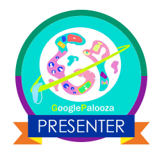 We have some great presenters this year at Googlepalooza. They have innovative ideas and cool resources to share with the masses! They also get this cool badge!
#CPSGoogle #CPStech #CPS #CPSinstructionaltech #CPSinstrucTech #Google #techtalk #presenter #techfriendly #technology