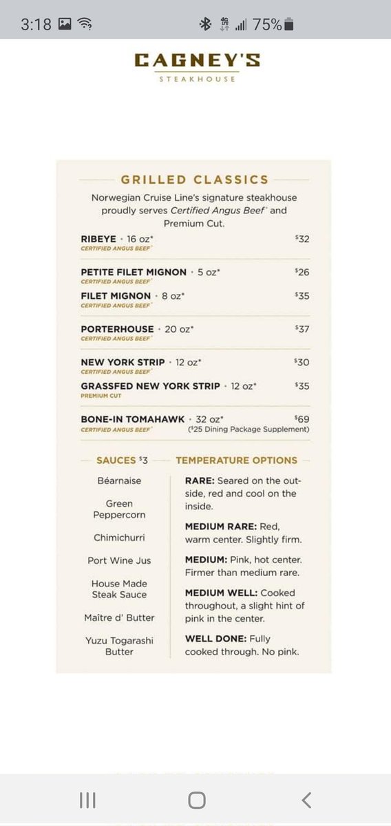 jdesforges82's tweet image. Cagney's 2021 menu!
#cruisenorwegian #norwegiancruiseline #cruiseblogger #nclcagneys #ncl #cruiseship #cruisefood #nclcruise #cruiseshipmenu