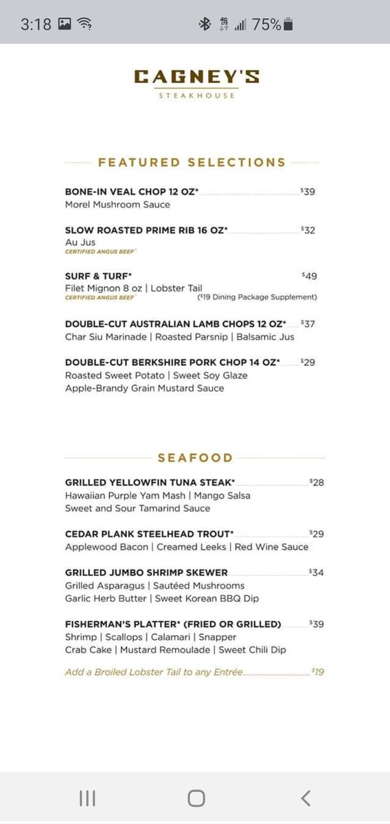 jdesforges82's tweet image. Cagney's 2021 menu!
#cruisenorwegian #norwegiancruiseline #cruiseblogger #nclcagneys #ncl #cruiseship #cruisefood #nclcruise #cruiseshipmenu