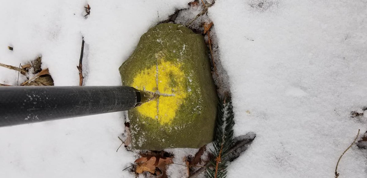 SurveyorHelp's tweet photo. X marks the spot. Surveyor's gold. https://t.co/mooP4QJg3I