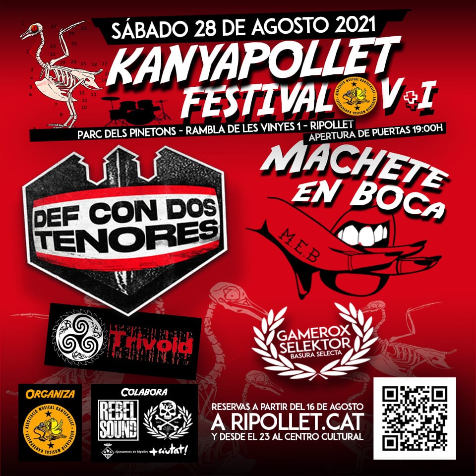 kanyapollet's tweet photo. #FMRIPILLET2021 Con #defcondos @MacheteEnBoca, #trivoid y @gxpro7 
GRATIS
Reserva gratuita en https://t.co/k3lcOBmhVH a partir del 16 de agosto
@AjRipollet https://t.co/Zmcdy8QKfa