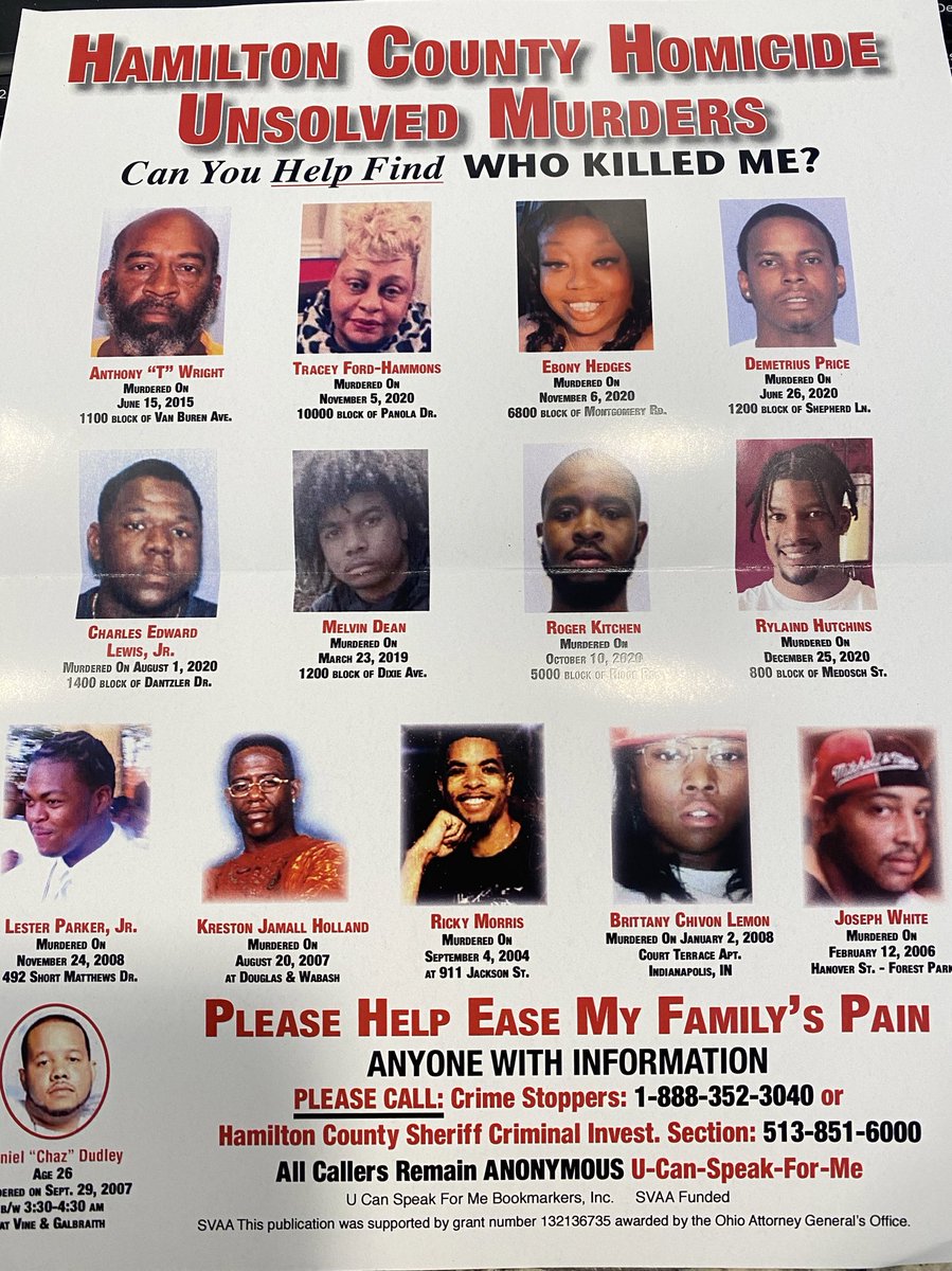 BrittanyHarryTV's tweet photo. Sharing because these families deserve answers. @FOX19 https://t.co/qLX4gjmiw1