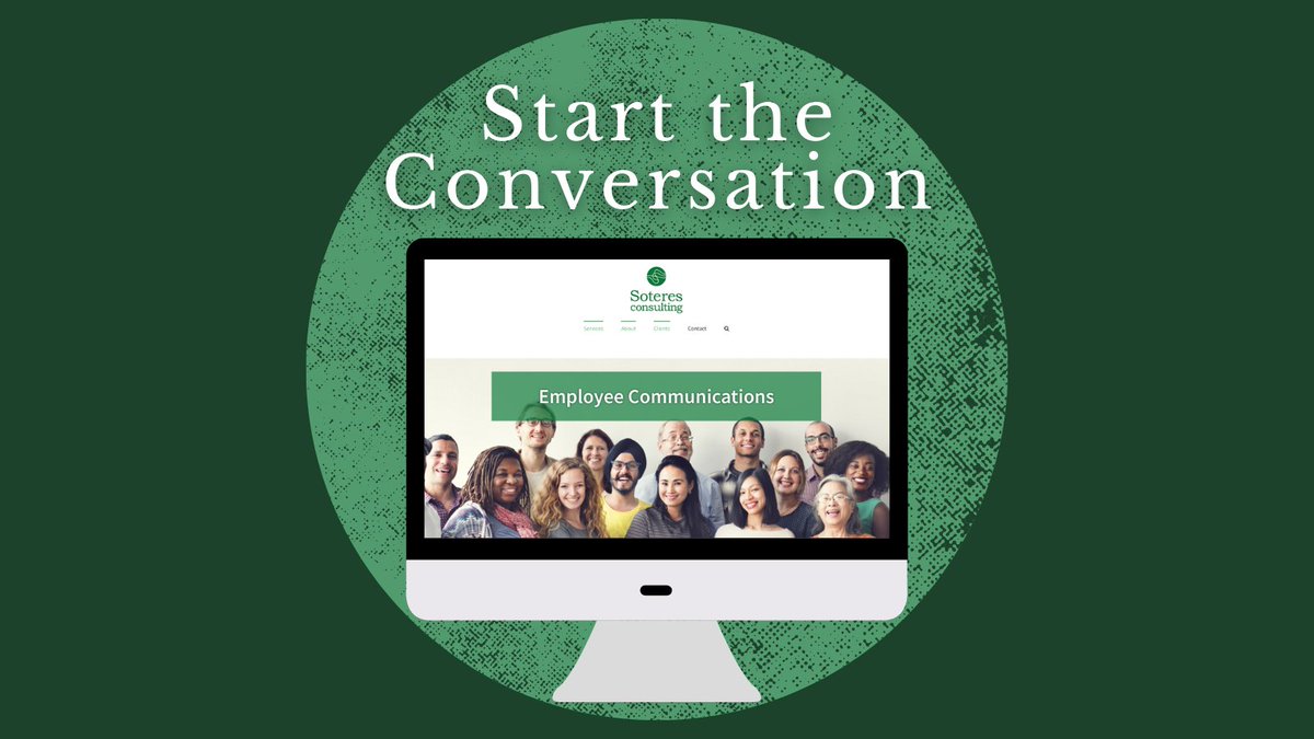 SC4InternalComm's tweet image. Out with the old and in with our new website! Visit soteresconsulting.com to learn about our expanded services and #StartTheConversation. #EmployeeComms #InternalComms