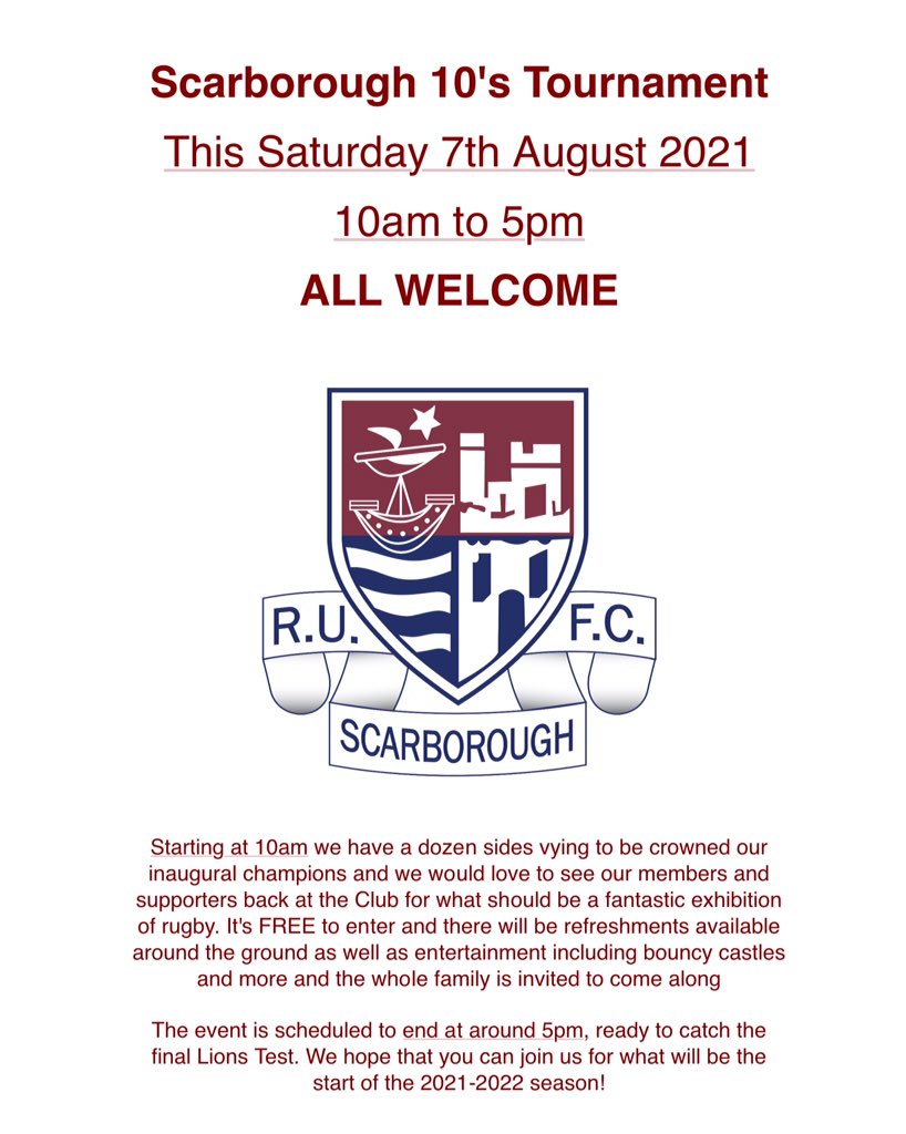 Live rugby is back on at Silver Royd this Saturday, action on the pitch is followed by British and Irish Lions live from South Africa.