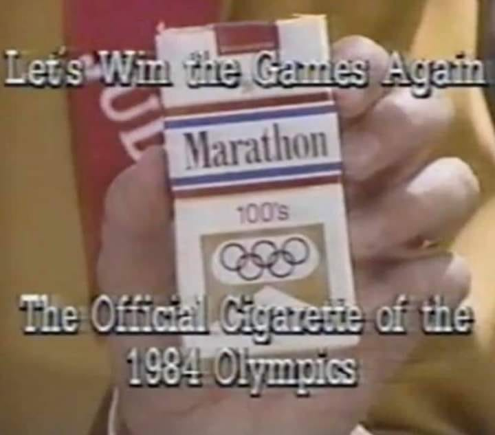 Quando le sigarette ti aiutavano a vincere nello #sport

me li vedo i centometristi fumarsi una Camel o una marlboro in attesa di partire 😂 

E le olimpiadi erano quelle del 1984, l'altro ieri. Il fumo delle sigarette non era minima…
mastodon.uno/@sport/1066988…