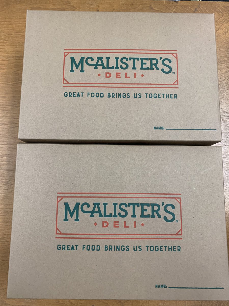 mobcknox's tweet photo. When you forget  to get a pic of the wonderful staff at @MountOliveElem enjoying their lunch, you get a pic of a box. 😂 Blessed to partner with and pray for them and their students at this sweet school! https://t.co/MbLyX5Ast0