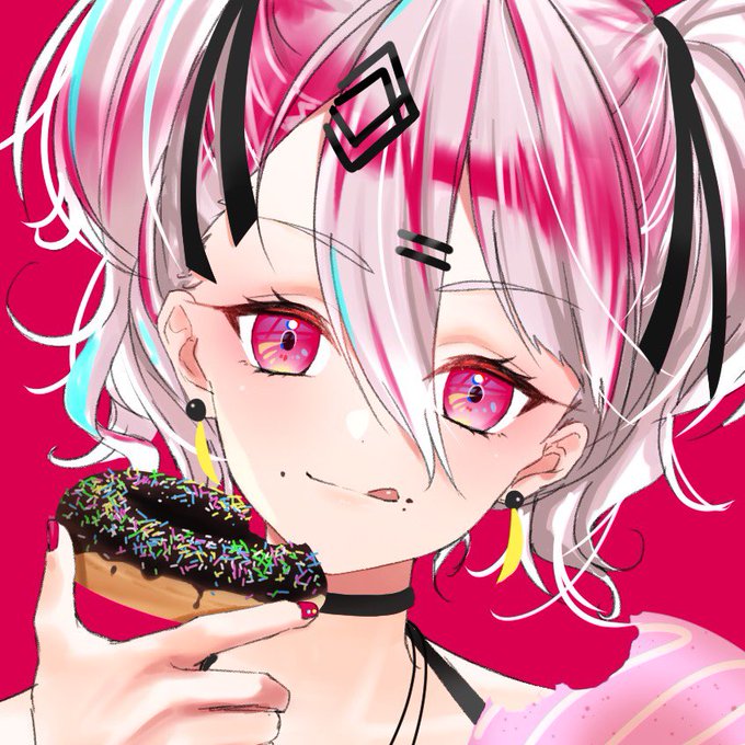 ドーナツ食べたいのtwitterイラスト検索結果