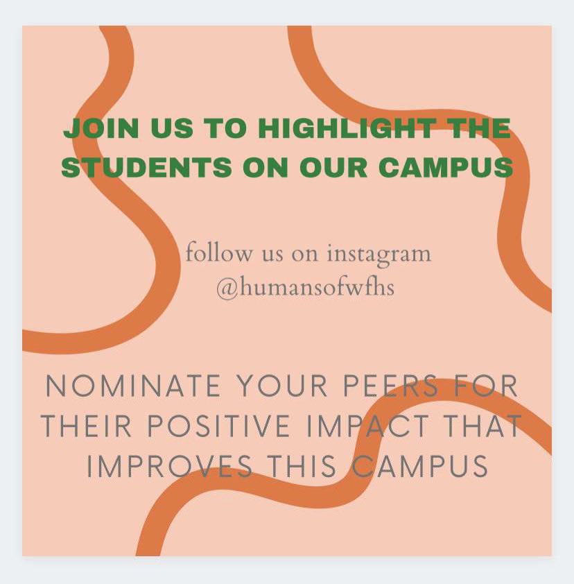 DM nominees to 
@ humansofwfhs ❤️🖤