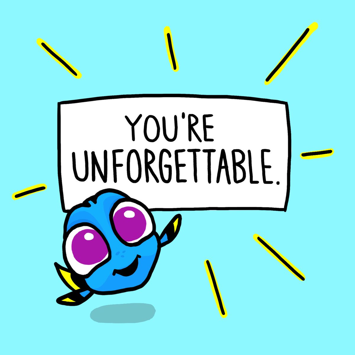 Disney's tweet photo. Don't you forget it. 💙 https://t.co/vAtFOtAi1W