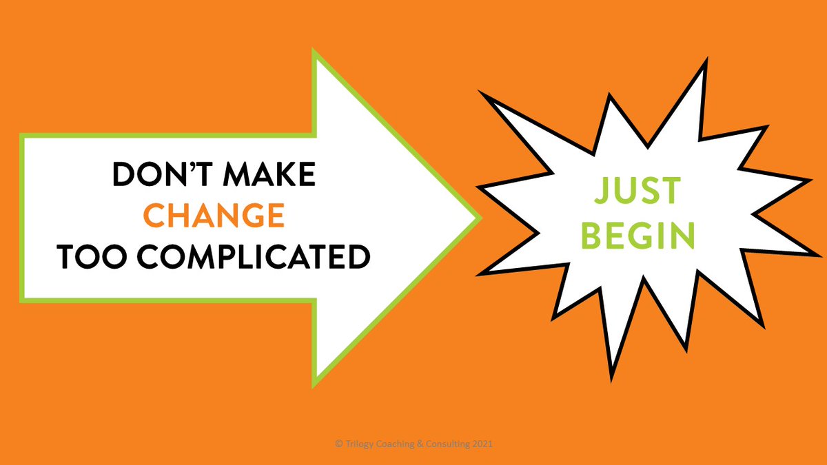 What's ONE THING you could start doing right now that would help you get closer to your goals over time?

It doesn't have to be anything big or extreme, it just has to be done.

#trilogycoaching #lifecoach #wednesdaywisdom #justbegin #smallsteps #biggoals