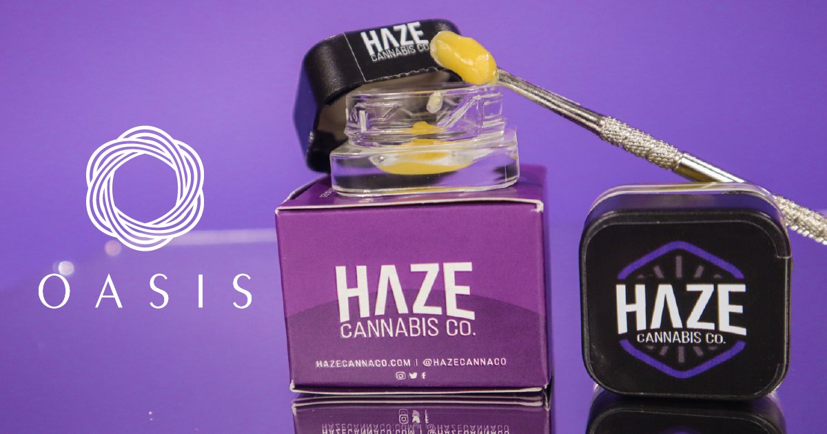 We're getting up close and personal with @HazeCannaco this week, real close! 😈 

#FindYourOasis #OasisDispensary #OasisDispo #Oasis #YourOasis #AdultUse #Recreational #RecUse #MedicalUse #MedUse