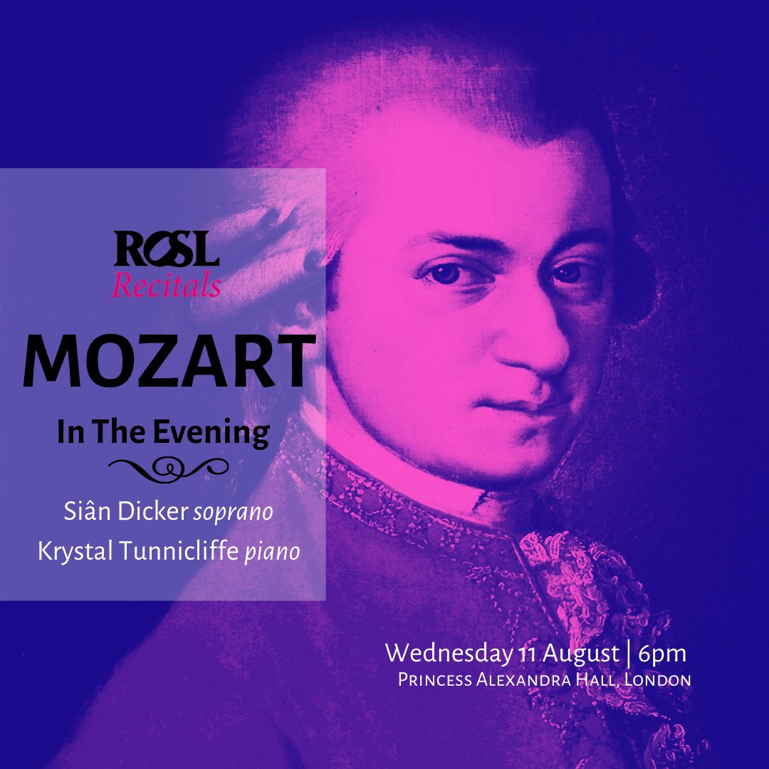 ROSLARTS's tweet image. Taking our first evening recital of the #ROSLRecitals series, we have the wonderful @SianDicker singing some Mozart and some Lili Boulanger with @K_Tunnicliffe.
#ROSLAMC #ROSLAlumni
🎟️ &amp;amp; info here: ow.ly/wgWi50FK4eD