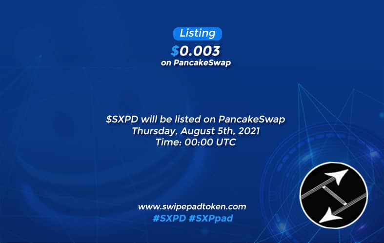 swipepadtoken's tweet photo. Thank you for your engagements on our last post.

We've started distributing  the rewards.

Comment down below if you've gotten yours.

Remember it's less than 8 hours to listing on Pancake swap.

$SXPD to the moon🚀

#BSC #SXPD #Airdrop #PancakeSwap https://t.co/wrLXgBEAsa