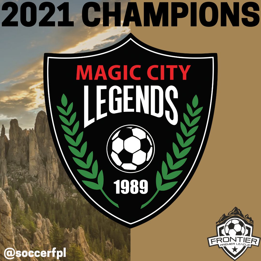 Straight out of Minot, the 2021 #FPLsoccer champions!

Magic City Legends!

Congratulations on winning the inaugural Frontier Premier League season. A shortened season with its fair share of bumps along the way. Magic City Legends prevailed and will look to defend in 2022.