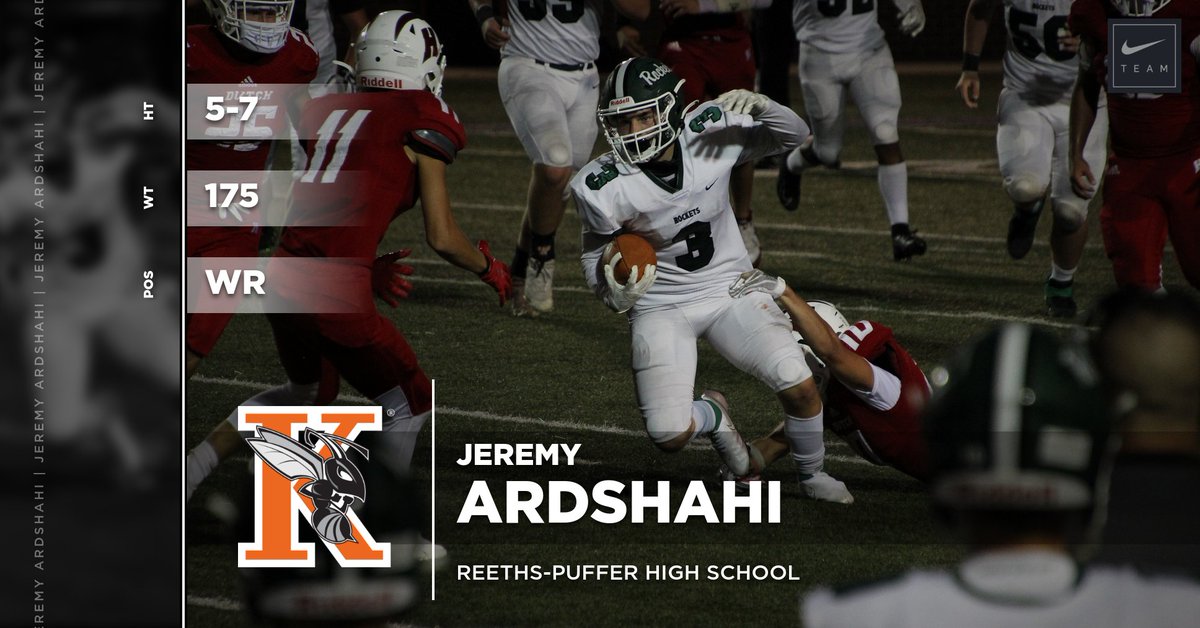 Please join us in welcoming Jeremy Ardshahi, a wide receiver, from Reeths-Puffer High School (<a href="/RPRocketsFB/">Muskegon Reeths-Puffer Football</a>) to the Hornet football family! #SwarmTheDay #Hornets <a href="/jardshahi19/">Jeremy Ardshahi</a>