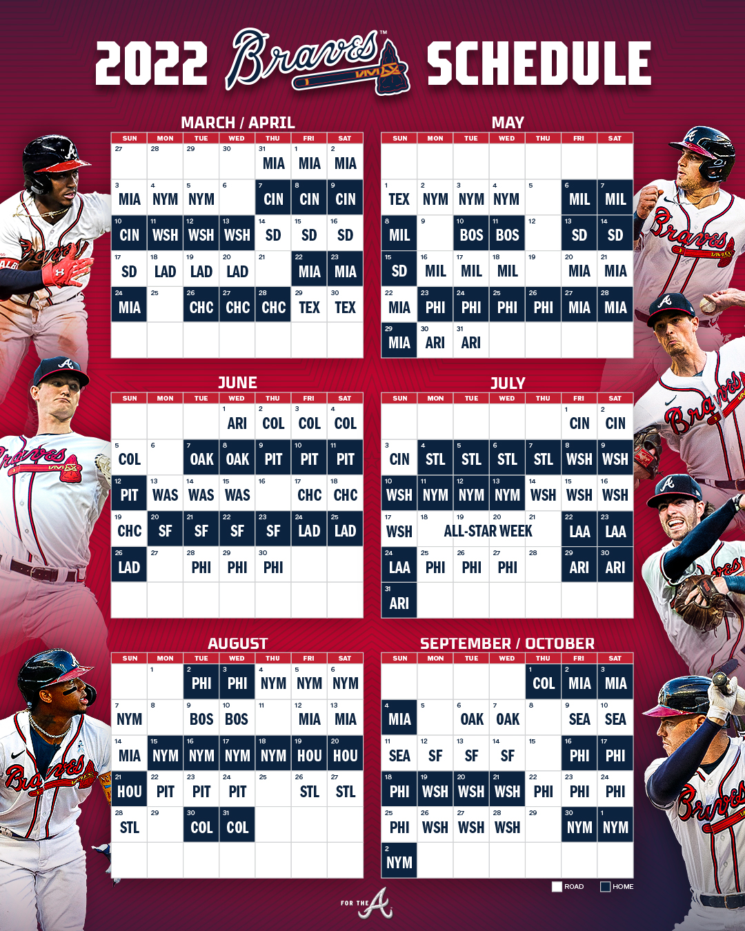 Atlanta Braves on X: Your 2022 Atlanta Braves Schedule‼️ https