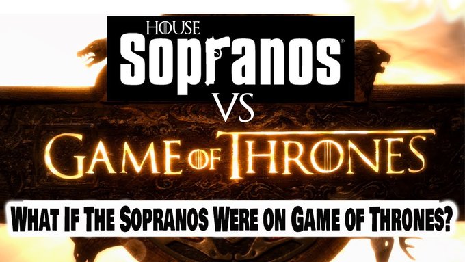 What if the Sopranos were on Game of Thrones? This game of thrones parody brings you Tony, Carmella and<a href="/tag/gameofthrones"class="tags"><span>#gameofthrones</span></a><a href="/tag/sopranos"class="tags"><span>#sopranos</span></a>