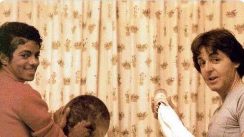 JoshO_PRC's tweet photo. 4 years ago I suggested that none of us would likely be as cool as Michael Jackson and @PaulMcCartney washing dishes… https://t.co/bLrhFVJYxV
