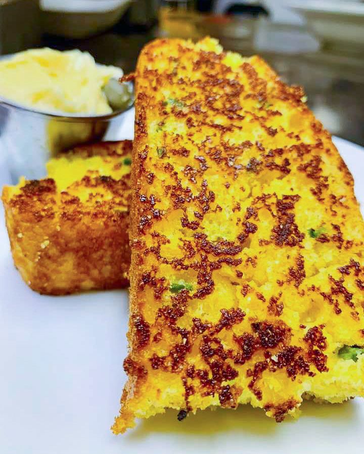 BeachWalkCafe's tweet photo. Who is craving Chef's Seared Jalapeño Cornbread with Whipped Honey Truffle Butter? https://t.co/gu6Ni2vKHR