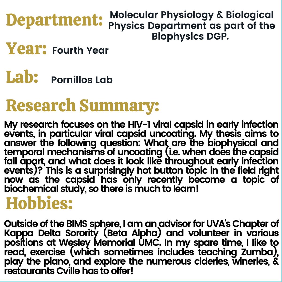 WIMS_UVA's tweet photo. Happy #WIMSWednesday! Today we want you to meet our Treasurer, Juliana Piacentini! #wims #womeninSTEM @jpiacent95 https://t.co/h0CtQGg4Te