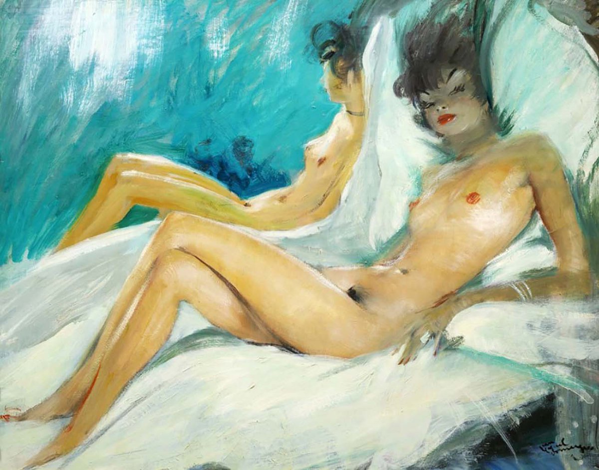 Nude painting by Jean-Gabriel Domergue (Жан-Габриэль Домерг) in Erotic Art ...