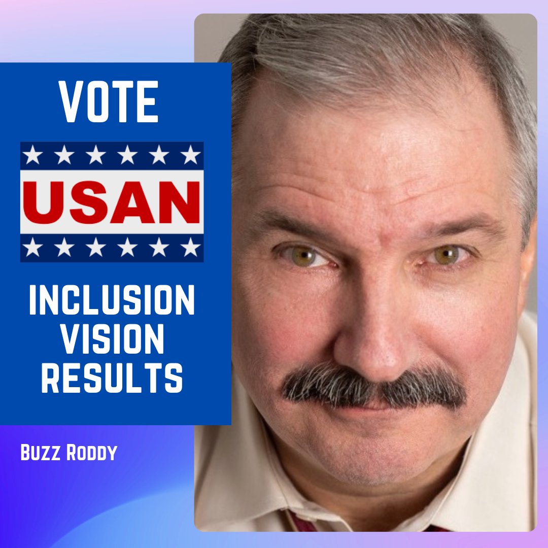 🗳️ Vote for Buzz Roddy #137 Convention Delegate, Ezra Knight for New York President, &amp; the entire #USANLeadership Team! INCLUSION. VISION. RESULTS. 🗳️ #USAN #SAGAFTRA #SAGAFTRAelection @WeareUSANLeadership
