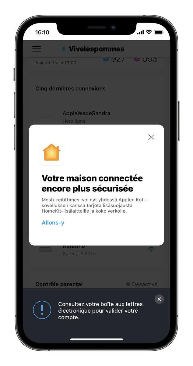 sergelotz's tweet photo. Switch ce jour d’un pack Orbi 6 de chez @NetgearFrance vers un pack #Velop #AX4200 #Wifi6 de chez @Linksys compatible HomeKit. Ça semble un bon cran au dessus des #Orbi ! Faut dire que les Orbi cumulaient les problèmes ces derniers mois… et ts ça, pour 615€ vs 1099€ ! https://t.co/2U2K4VUz6M