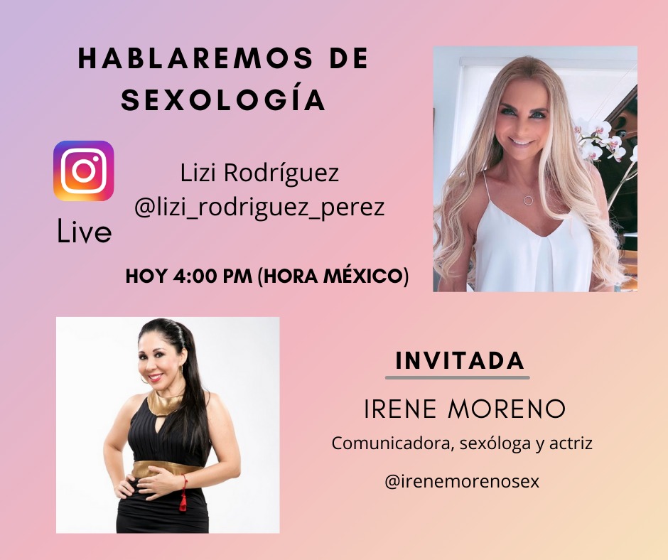 😀 No te pierdas nuestro live del día de hoy en punto de las 3 pm. 
👉 Tendremos a <a href="/IreneSexologa/">Irene Moreno</a>  con el tema "Secretos para mantener la pasión en pareja" 🙌 

¡No te lo pierdas!

📲TELÉFONO 551014 5172