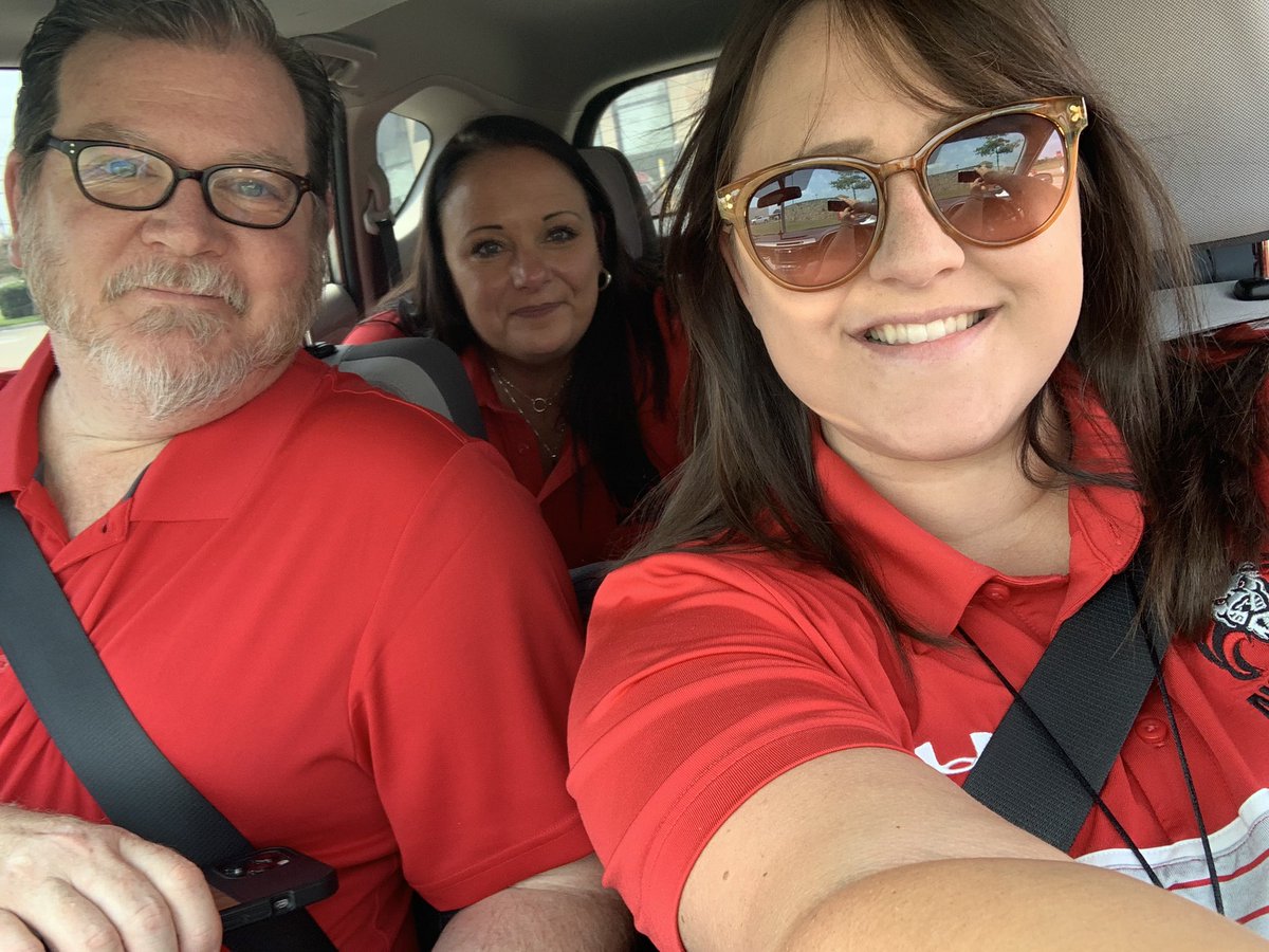 On our way for some chick-fil-a!!! #gamechangers #avcato #choosecastleberry #castleberryisd #lions #5graderocks