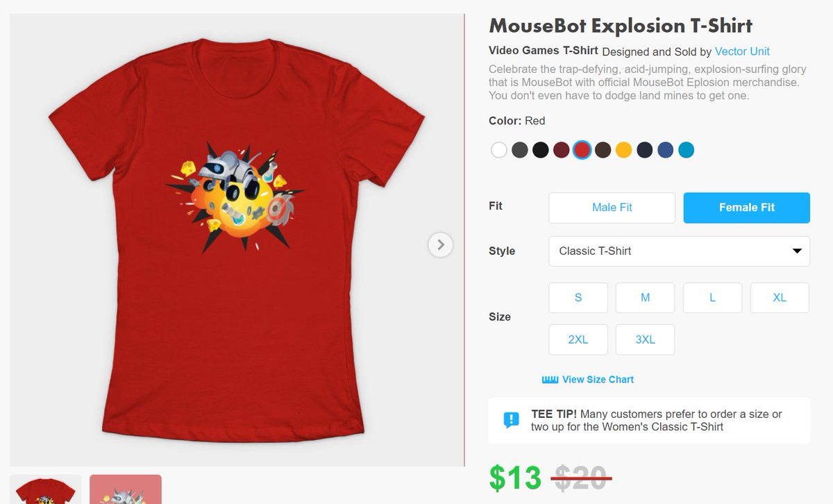 vectorunit's tweet photo. Our store is having an (up to) 35% off sale until Sunday! Great place to get matching t-shirts for your whole family in a wide variety of sizes and styles! Useful for outings and easily spotting who belongs to you. (True story.)

#MouseBot #ComfySwag

https://t.co/0en5LlUgkw https://t.co/DFJ18ZAc29