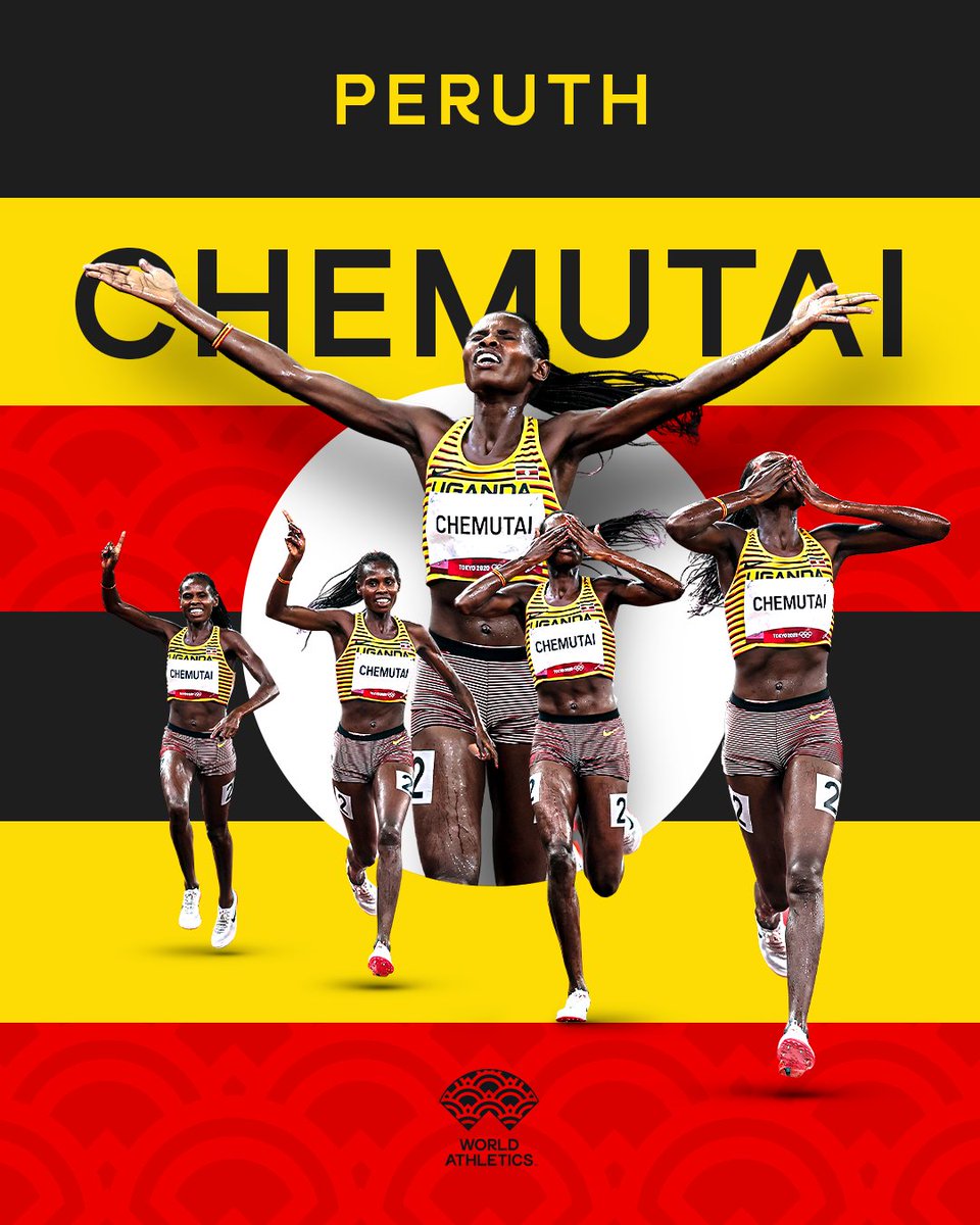 History: ✅

With her 🥇 in the women's 3000m steeplechase, Peruth Chemutai 🇺🇬 became the 𝙛𝙞𝙧𝙨𝙩 Ugandan woman to win an #Olympics medal of 𝙖𝙣𝙮 colour in 𝙖𝙣𝙮 sport!

#Tokyo2020 #athletics