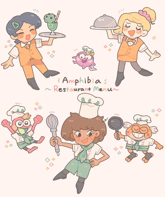 Welcome to the Amphibia restaurant!!!🌟🍳 