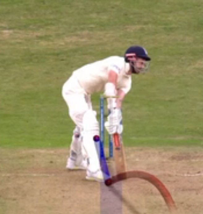 Head over off stump ✅
Straight bat ✅
Showing the full face ✅

Showing the top order how it's done <a href="/jimmy9/">James Anderson</a>