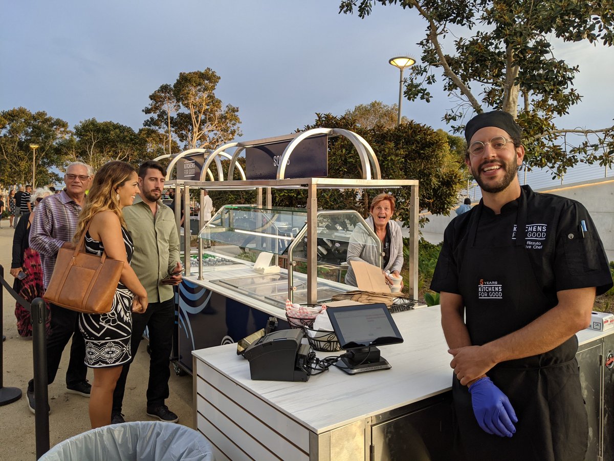 KitchensForGood's tweet image. The wait is over, live music is back, and you can now catch a concert at the gorgeous newly opened The Shell.
Kitchens for Good is dishing out delicious handmade items from our kitchen alongside Richard Blais, Cucina Sorella, Urban Kitchen Group, LOLA 55, and more! #theshell