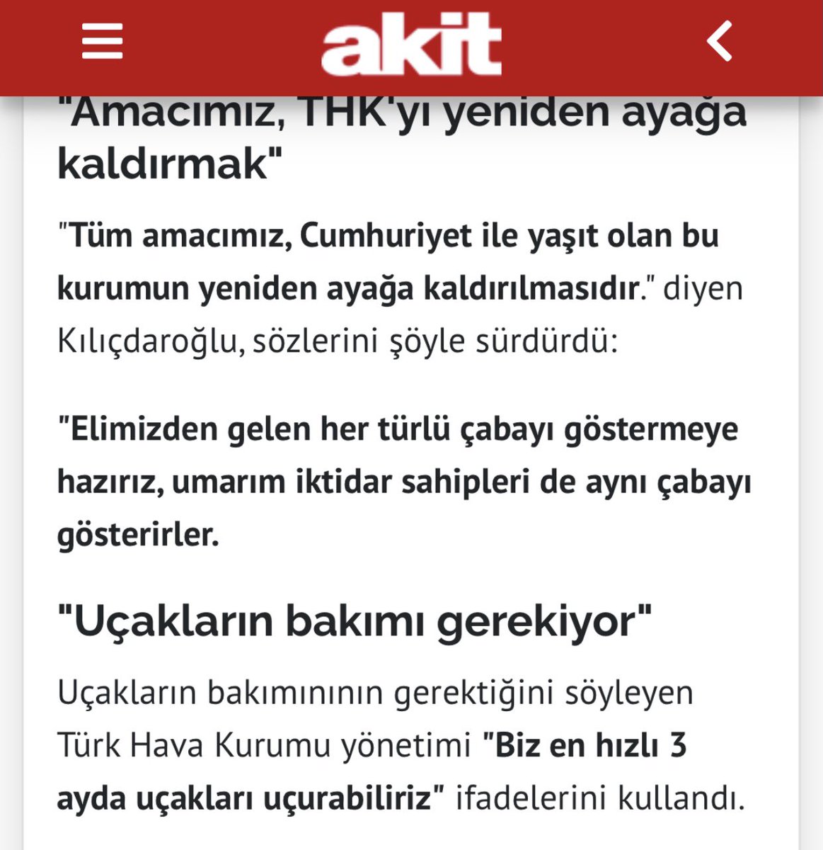 06melihgokcek's tweet photo. KILIÇDAROĞLU BUGÜN THK YETKİLİLERİNİ ZİYARET ETTİ.

KURUM BU UÇAKLARIN BAKIMININ EN AZ ÜÇ AY SÜRECEĞİNİ VE BÜYÜK PARALAR HARCANMASI GEREKTİĞİNİ SÖYLEDİ…

KILIÇDAROĞLU’NUN BU YANGINLARDA BU UÇAKLARI NİYE UÇURMADILAR YALANI DA ORTAYA ÇIKTI…

CHP=ALGI+YALAN

HALÂ KONUŞACAN MI KK? https://t.co/8Cf4SqgwJ4