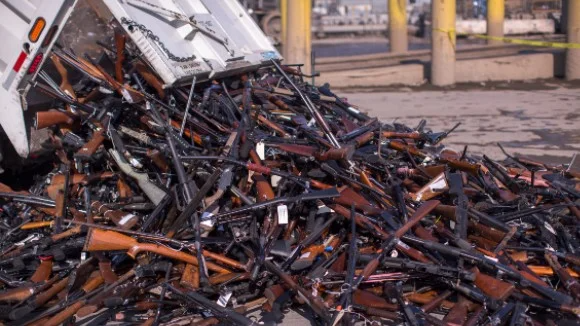 thehill's tweet photo. Mexico sues US gunmakers over flow of weapons across border https://t.co/TsdyfWHA8x https://t.co/1WdCE6RgKv