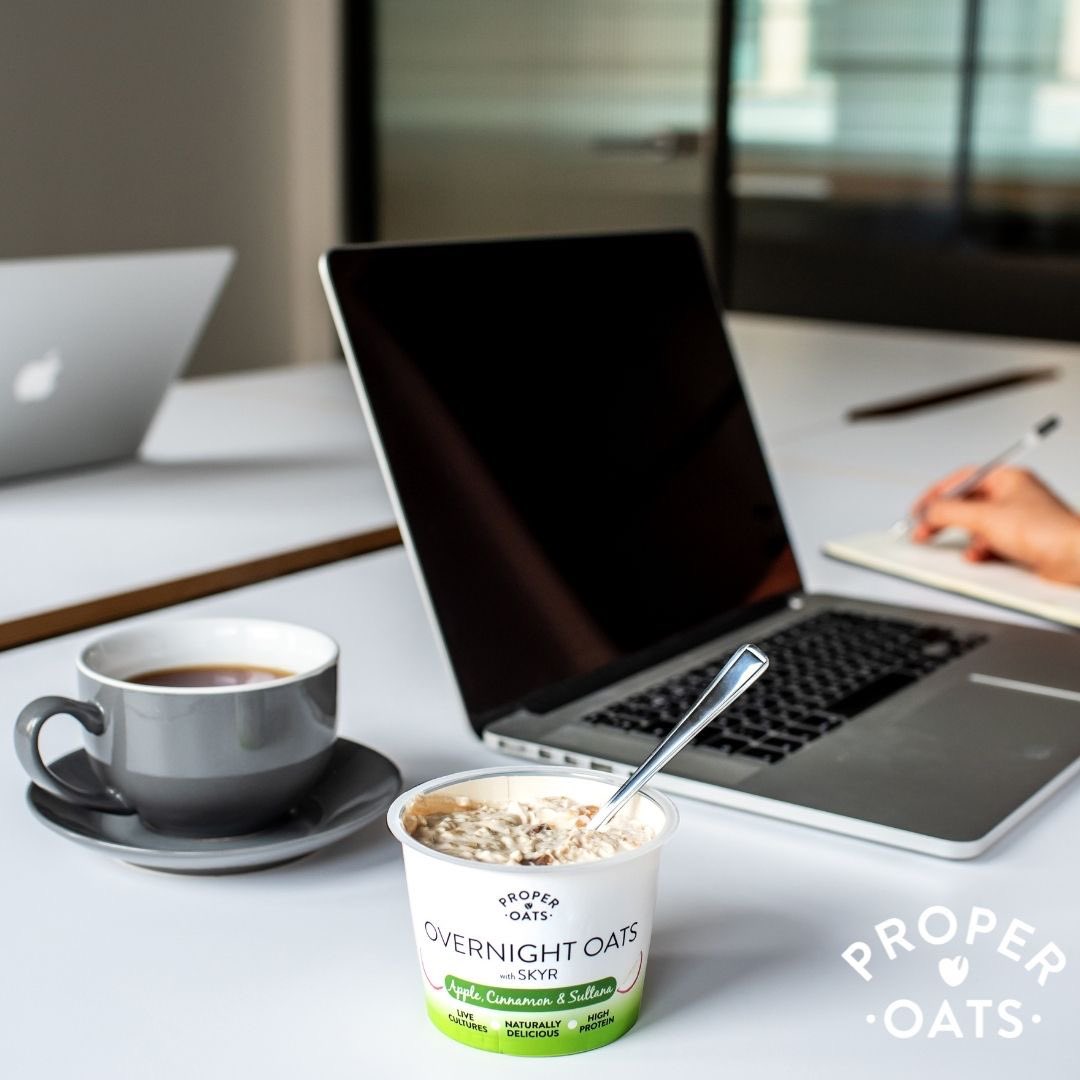 Elude the afternoon energy slump!  💤

Whether you're back in office or working from home, our Overnight Oats are the perfect delicious &amp; healthy snack!🍏