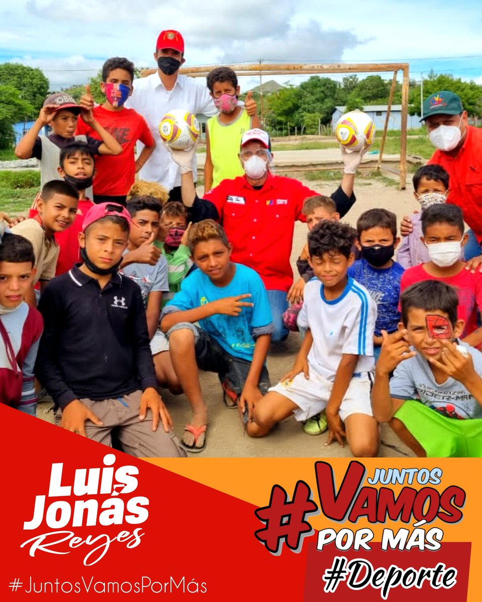 Con Amor ♥️ y Compromiso #JuntosVamosPorMás || 
Deporte semillero de la patria.

Este #8A Yo Voto Por <a href="/LuisJonasReyes/">Luis Jonás Reyes</a>

#4Ago
#EpaPSUV2021
#LaClaveEsVacunarse