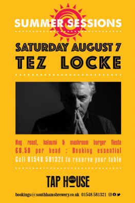 The fields are alive…
With the sound of some fab music. The summer 2021 sessions at Stokeley are hotting up, so if you are looking for a Saturday night out for all the family with FREE live music and a hearty hog roast or veggie feast to tuck into.
Call 01548 581321 to book