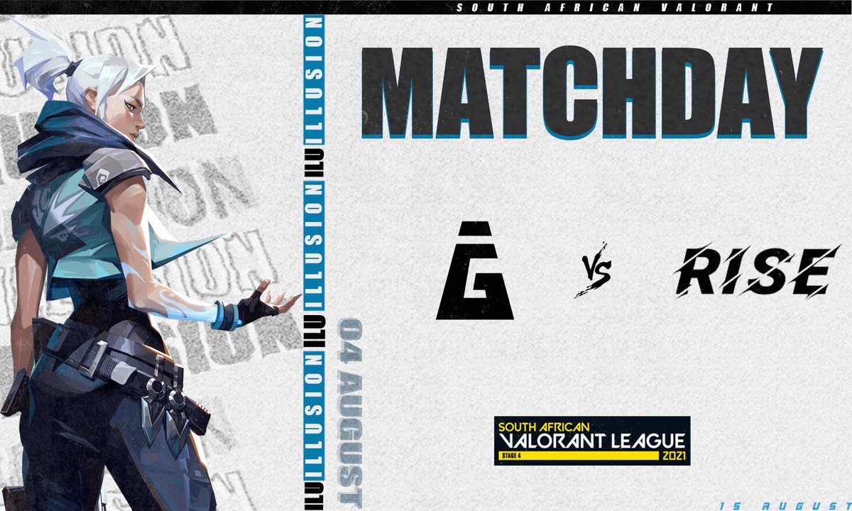 _IllusionGG's tweet photo. This week has been crazy for our Valorant team and its not slowing down! Tonight at 8:30PM CAT we go head to head vs @Project_RiseZA Blue Be sure to tune in to the live stream: https://t.co/EbMdHS1f2E
#IllusionOnTop
#ValorantZA #gaming #SAVL #Valorant https://t.co/ULq4dfYT95