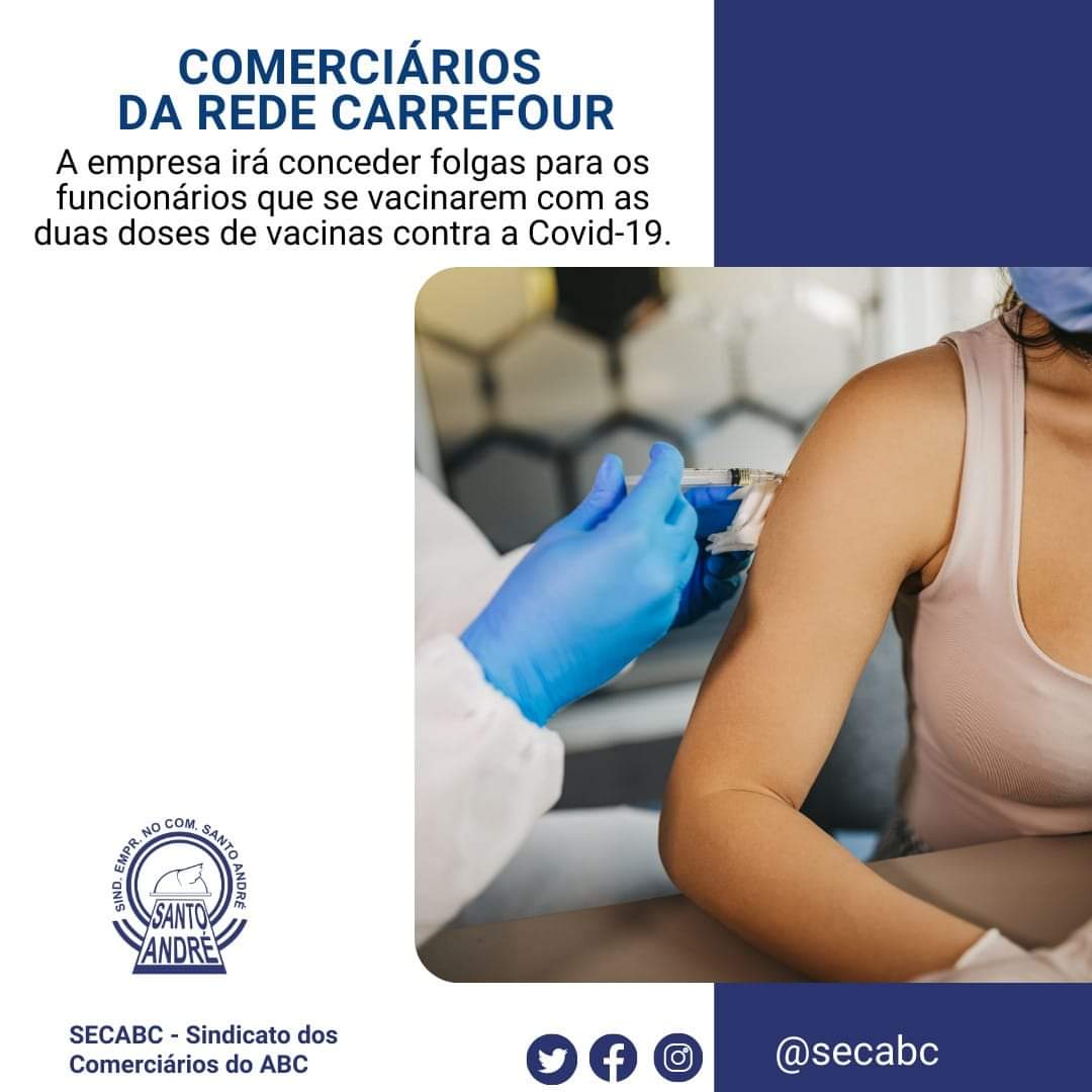 secabc's tweet image. 📢COMERCIÁRIOS DA REDE CARREFOUR.
O Presidente do SECABC, Ademar G. Ferreira, parabeniza a iniciativa da empresa e alerta para que os comerciários continuem utilizando máscaras, fazendo o distanciamento social e higienização das mãos.😷💙