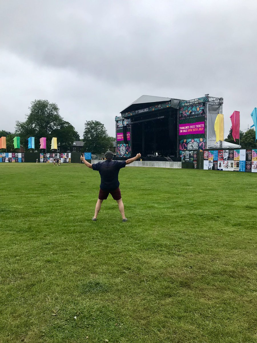 cathmck1968's tweet photo. @tramlines not that we are keen or anything #earlybird First band of the festival #MindsIdle 🙌🏻 @Leadmill stage let’s go! https://t.co/iAdC9WqwmO