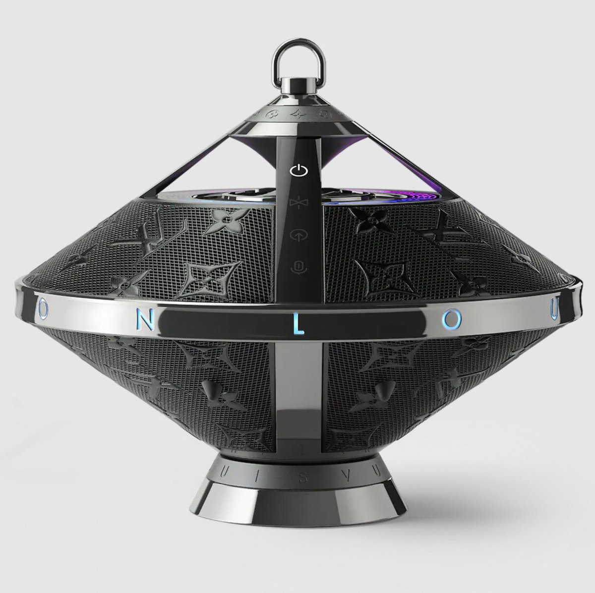 OpulentStyling's tweet photo. Louis Vuitton’s Horizon $2,890 light-up speaker. Louis Vuitton has revealed its next foray into tech products. the idea is that the Horizon speaker will serve as an artistic centerpiece of your living room or outfit, a unique blend of fashion and technology. https://t.co/qiXWNoEAhm