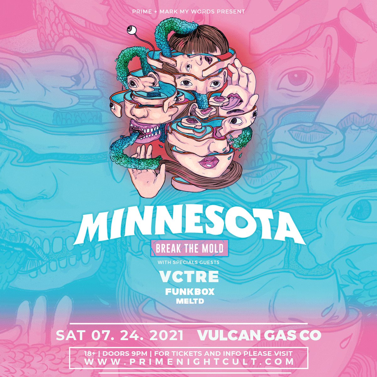 Blasting off with @minnesotaBASS, @VCTRE_ , @FunkBoxBeatz & @MeltdOfficial tomorrow night at @vulcanatx 🚀🚀🚀

‼️EXTREMELY LOW TICKET WARNING‼️

👉🏻🎟mmwpresents.com