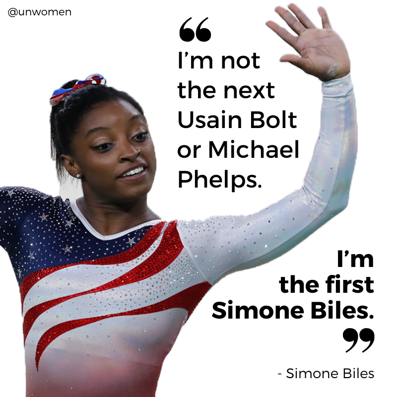 Some inspiration for all the #WomenInSport from the legendary @Simone_Biles as #Tokyo2020 @Olympics kick off.