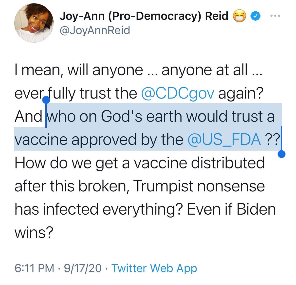 DanCrenshawTX's tweet image. Next-level gaslighting by the left and their friends in the press who want everyone to forget that they were undermining public trust in a vaccine before it was even developed.