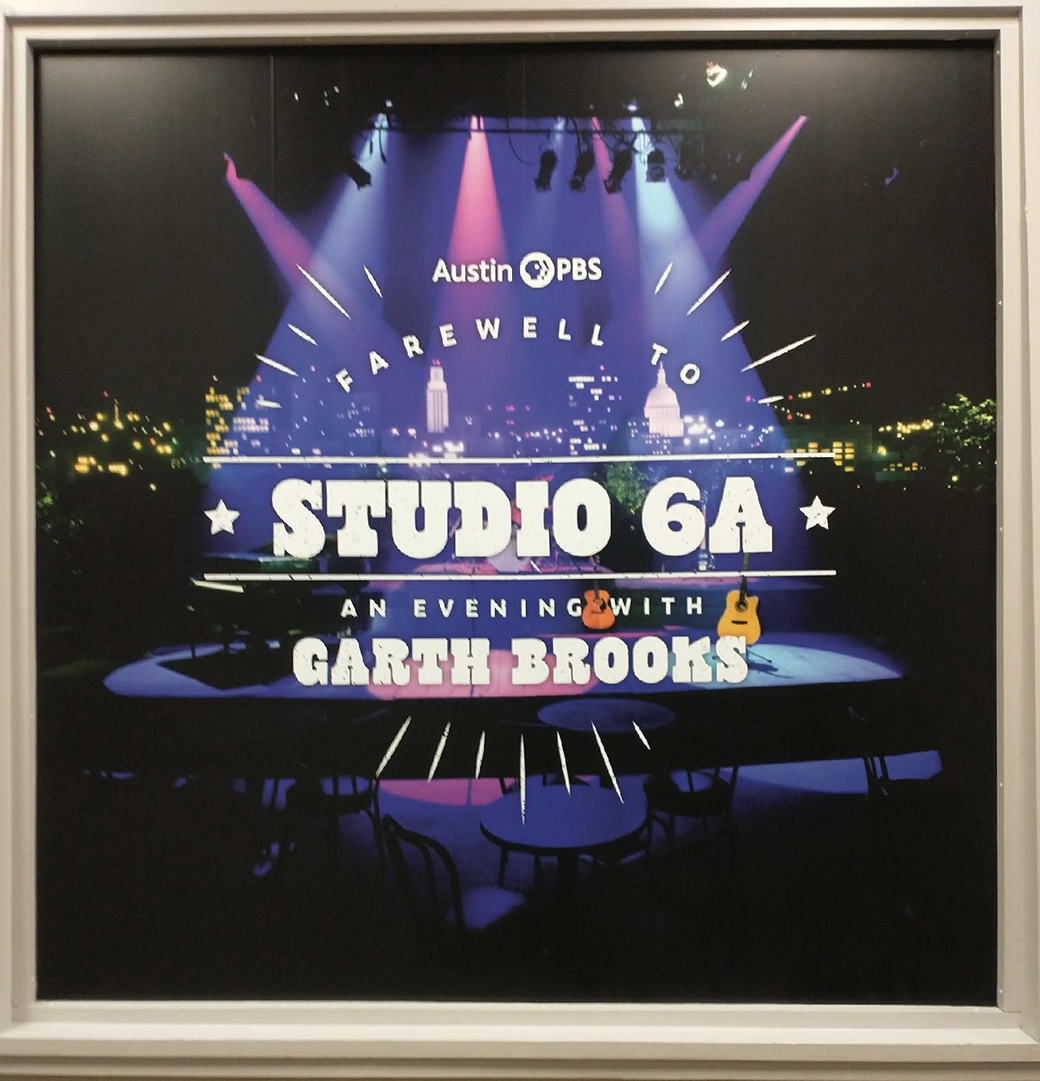 Miller_IDS's tweet photo. Bittersweet to celebrate the closing of Studio 6A, the original space for the tapings of Austin City Limits broadcasts. We are always honored to work with PBS Austin on their fantastic projects! #windowgraphic #cutvinyl https://t.co/5sSV2ezRNX