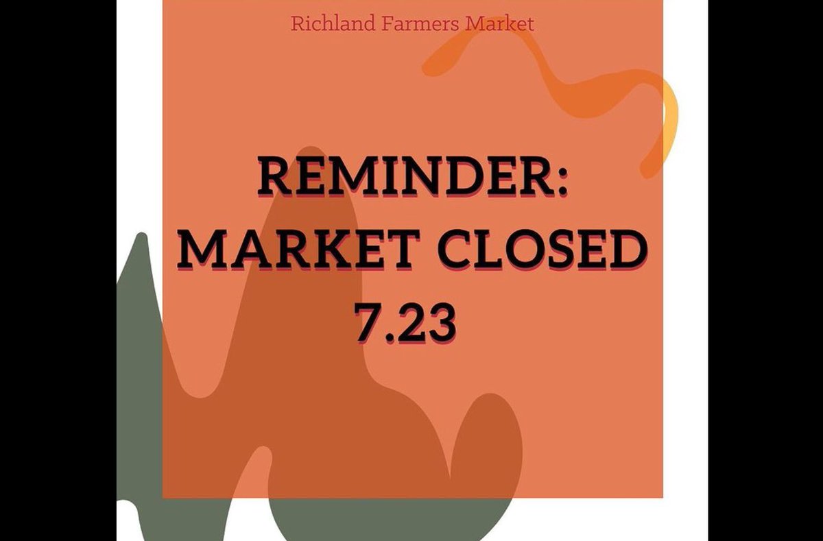 We are closed, but Art in the Park is happening all weekend