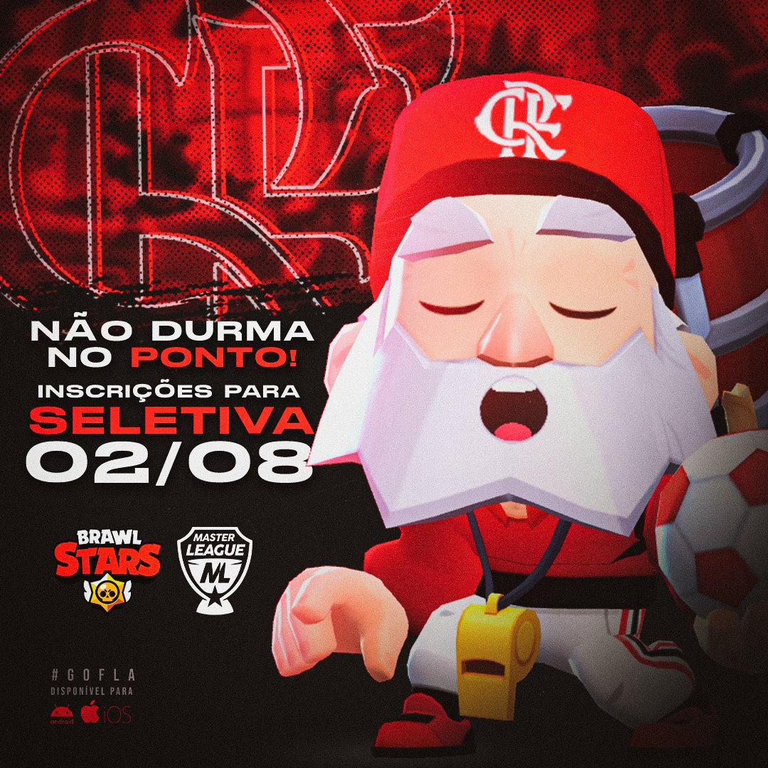 Atenção, Nação Rubro-Negra!

No dia 02/08, teremos a nossa peneira no <a href="/brawlstars/">Brawl Stars</a> para jogar a <a href="/MasterLeagueLA/">Pluto TV Master League LA</a>.
 
Fique atento em nossas redes sociais!

#VamosFlamengo #GoFLA
